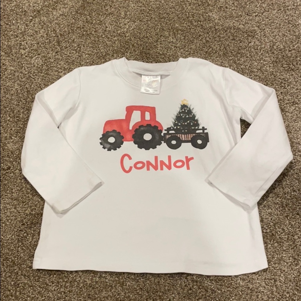 Boys long sleeve Christmas shirt